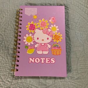 SALE Hello Kitty Purple Notebook with Pink Accents SALE